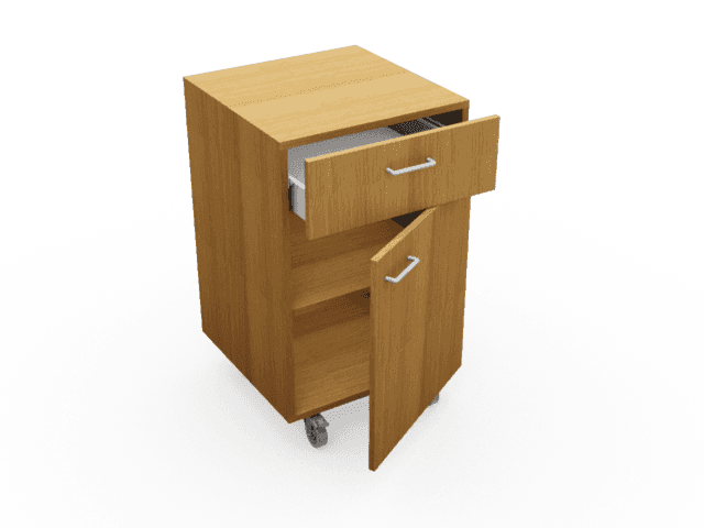 Single 1 door 1 drawer unit