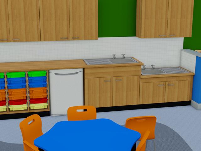 Educational kitchen visualisation