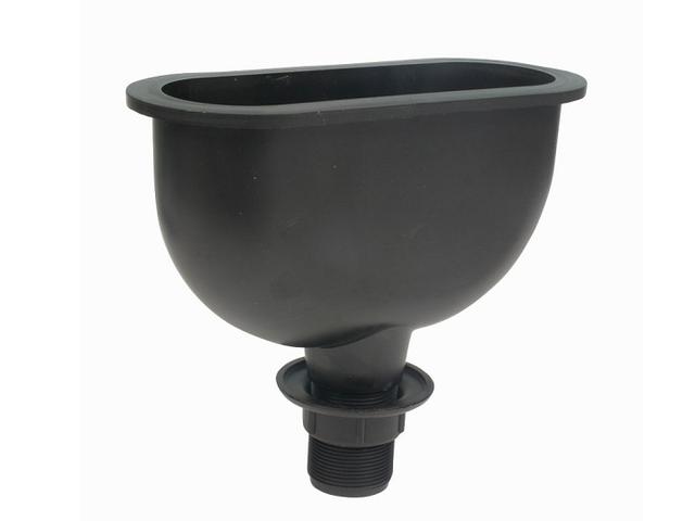 Large oval vulcathene drip cup