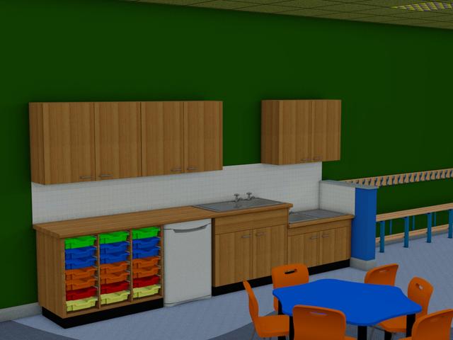 Educational kitchen visualisation