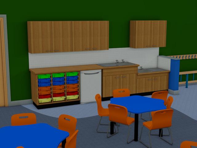 Educational kitchen visualisation
