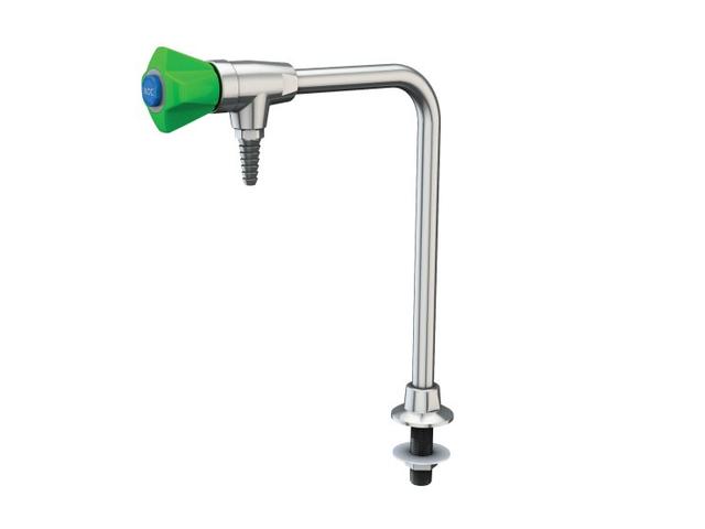 Stainless steel pillar tap with hand wheel & removable nozzle