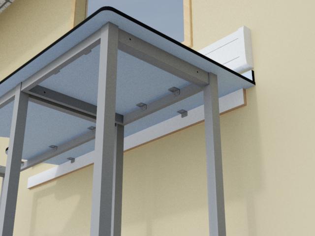 A Frame laboratory support system with Trespa Toplab base worktop